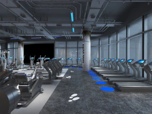 gym interior 3D Model