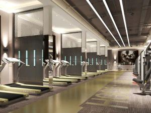 інтер'єр спортзалу 3D Модель