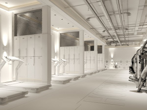 gym interior 3D Модель