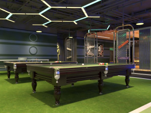 gym interior 3D-Modell
