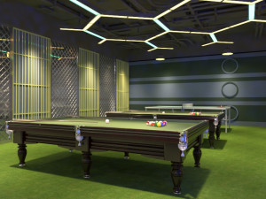 gym interior 3D-Modell