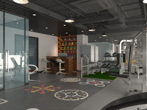 gym interior 3D Model