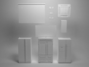 household appliances 3D 모델