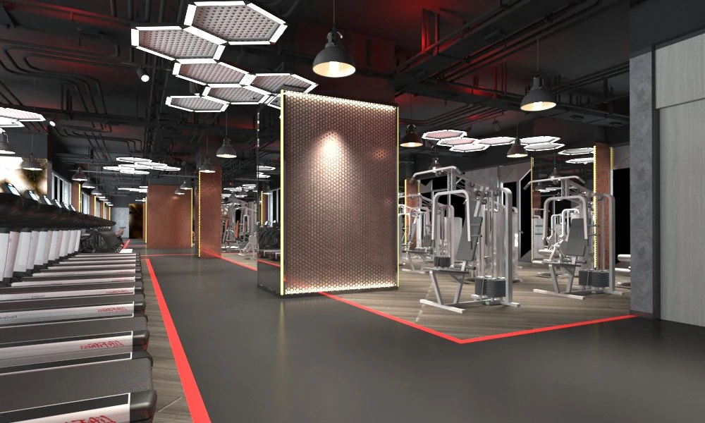 interior do ginásio Modelo 3D .c4d .max .obj .3ds .fbx .stl .blend