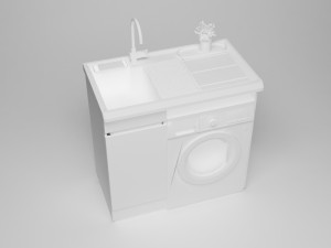washing machine 3D Model