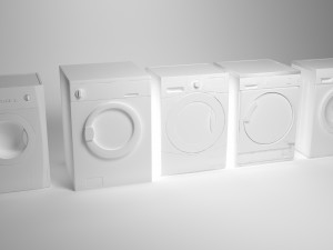 washing machine pack Modelo 3D