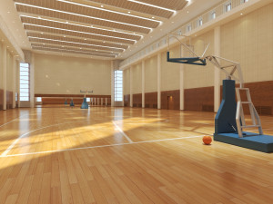 gym interior 3D Model