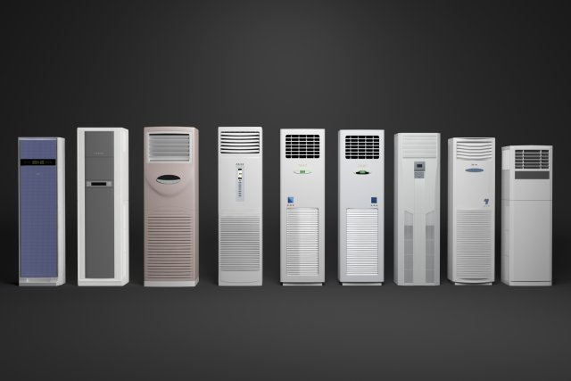 air conditioner pack Modelo 3D .c4d .max .obj .3ds .fbx .stl .blend 