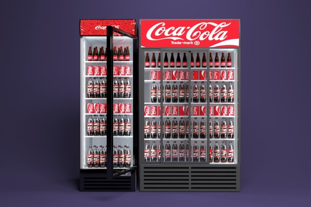 beverage cooler 3D 模型 .c4d .max .obj .3ds .fbx .stl .blend 