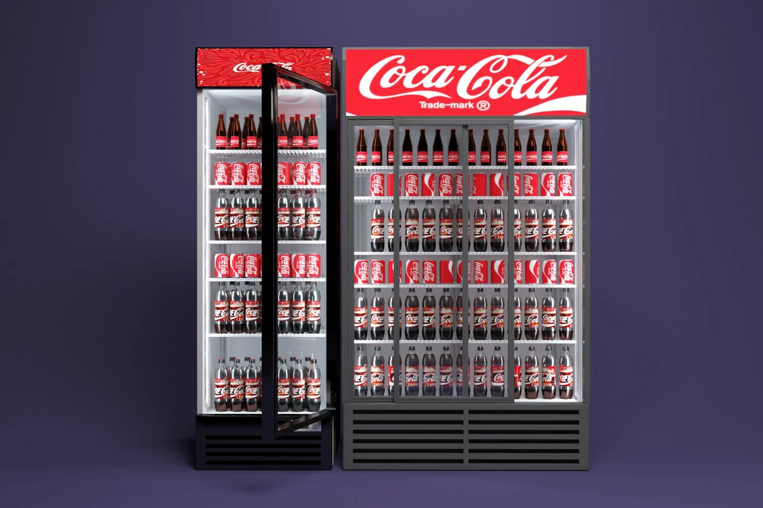 beverage cooler 3D Model .c4d .max .obj .3ds .fbx .stl .blend 