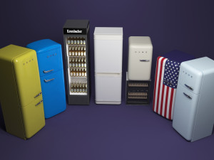 fridge pack Modello 3D