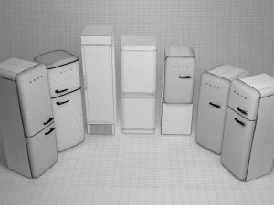 холодильник пакет 3D Модель