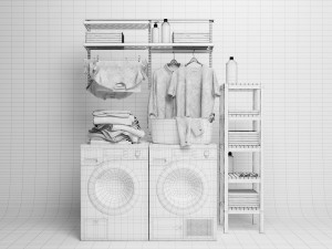 laundry collection Model 3D