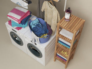 laundry collection Model 3D