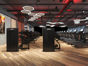 int&eacute;rieur de salle de sport Modèle 3D