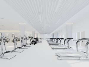 gym interior 3D Модель