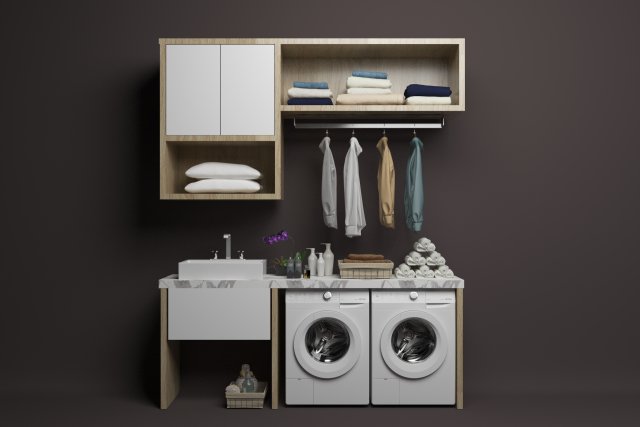 laundry collection 3D 模型 .c4d .max .obj .3ds .fbx .stl .blend 
