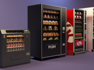 vending machine collection 3D मॉडल