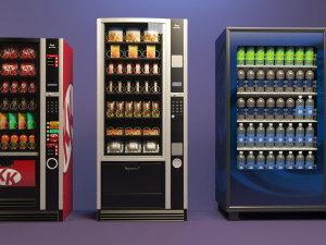 vending machine collection 3D मॉडल