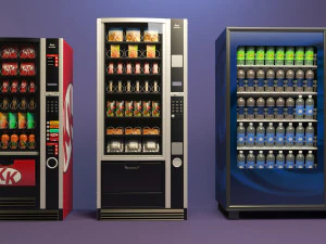 vending machine collection 3D Model
