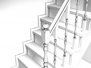 stair 3Dモデル