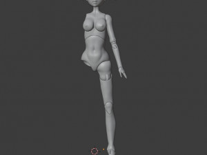 bjd ball-jointed doll 3D 打印模型