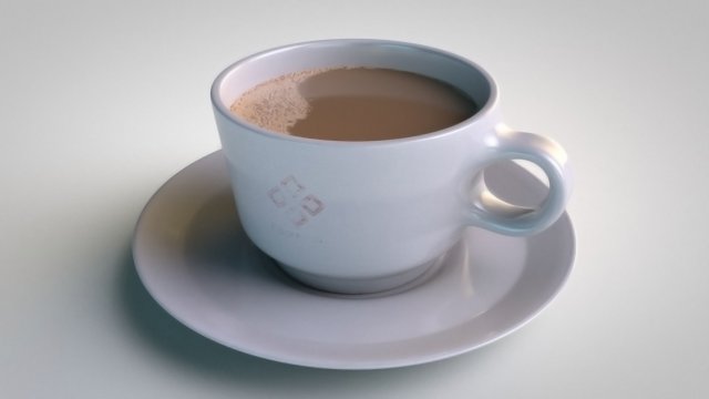 coffee cup 3D 模型 .c4d .max .obj .3ds .fbx .stl .blend 