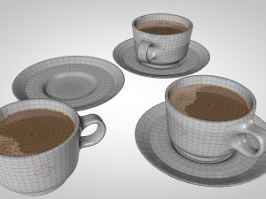 coffee cup 3D 模型