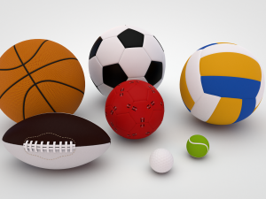 sport balls 3D 모델
