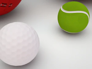 sport balls 3D Model