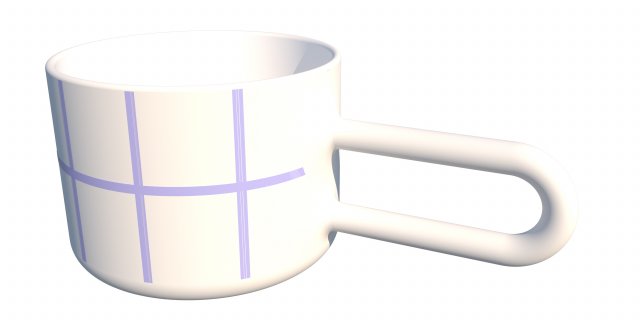 abnormal mug Model 3D .c4d .max .obj .3ds .fbx .stl .blend 