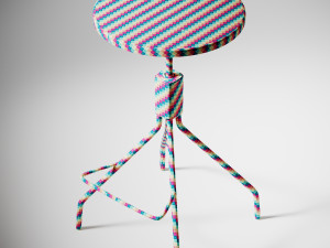 bar stool 3D-Modell