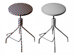 bar stool 3D-Modell