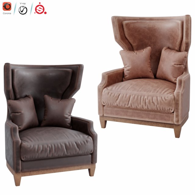 md sofa 3D Model .c4d .max .obj .3ds .fbx .stl .blend 