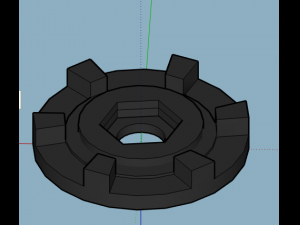 airsoft speedloader main wheel replacment 3D 打印模型