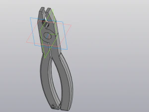 stl 형식의 펜치 3D 프린트 모델