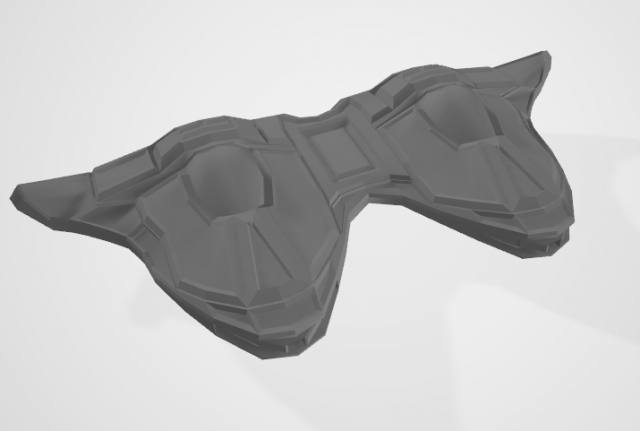 b-bomber miniature starfighter scifi Modello di stampa 3D .c4d .max .obj .3ds .fbx .stl .blend 