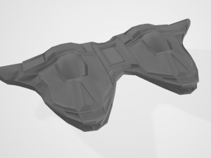 b-bomber miniature starfighter scifi 3D Print Model