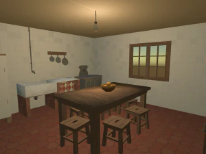 Vecchia cucina Modello 3D