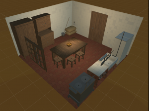 Old kitchen 3D Model