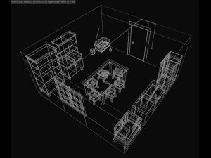 Old kitchen 3D Model