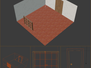 Old kitchen 3D Model