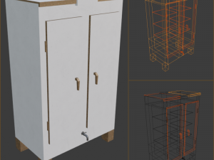 Old kitchen 3D Model