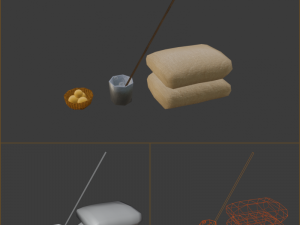 Old kitchen 3D Model