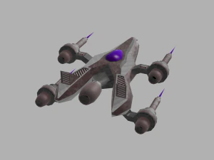 Spacecraft 1 3D Model