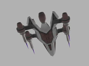 Spacecraft 1 3D Model