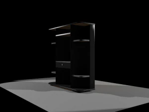 estante de televisi&oacute;n Modelo 3D