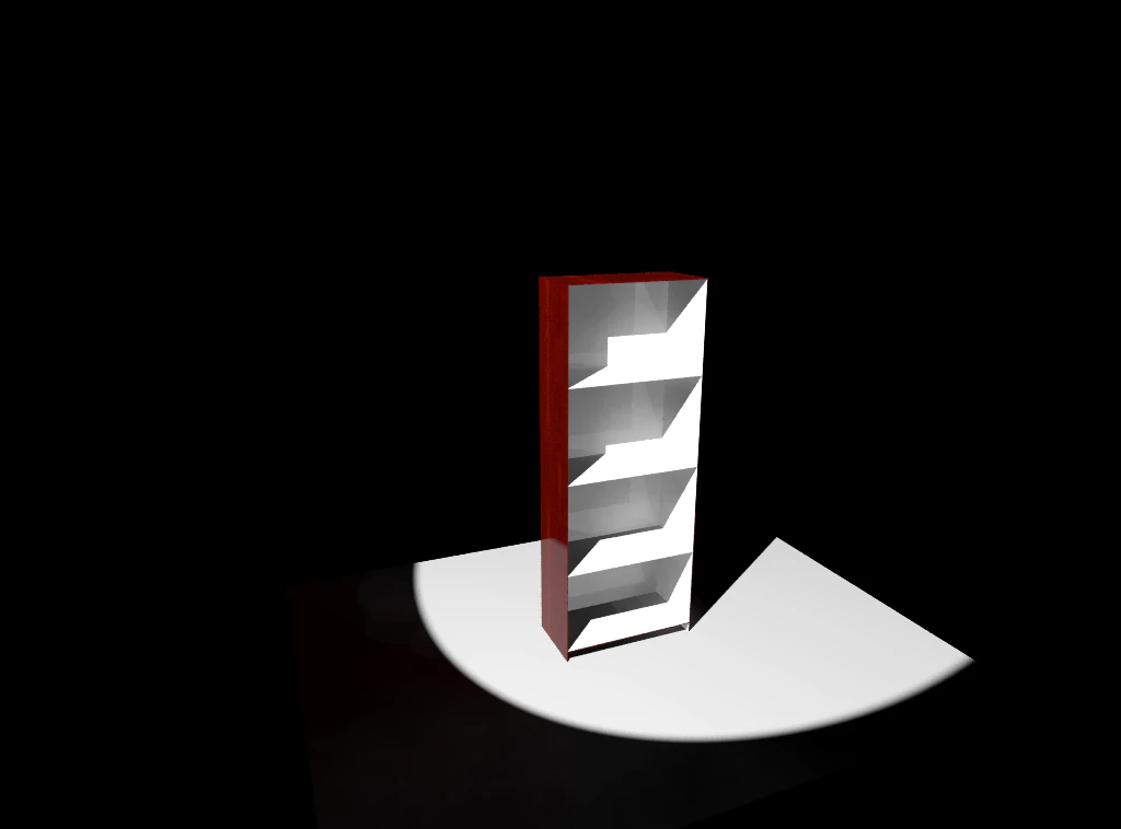 shelving 3D Model .c4d .max .obj .3ds .fbx .stl .blend 
