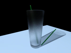 taza de cristal Modelo 3D