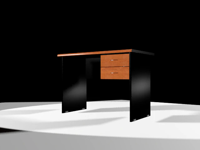 110x60 데스크탑 3D 모델 .c4d .max .obj .3ds .fbx .stl .blend 